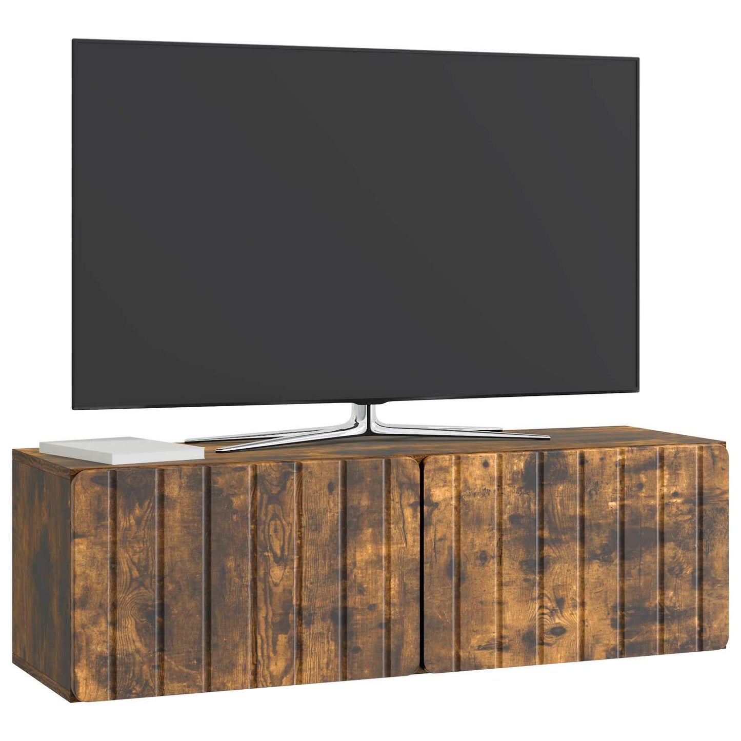 Mobile Porta TV da Muro 98 x 31 x 30 cm Rovere Fumo