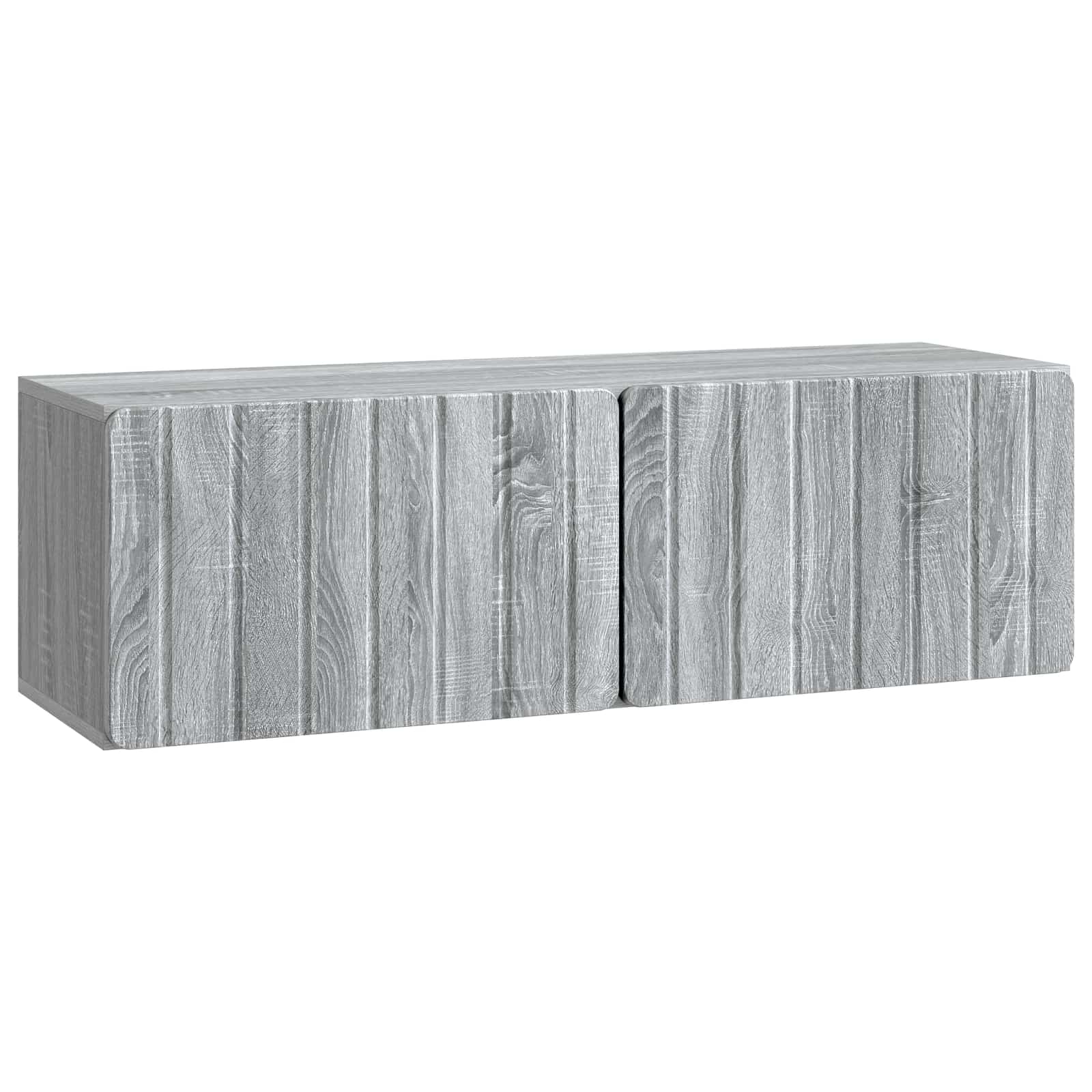 Mobile Porta TV da Muro Grigio Sonoma 98 x 31 x 30 cm | homemem39