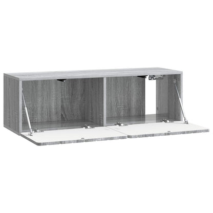 Mobile Porta TV da Muro Grigio Sonoma 98 x 31 x 30 cm | homemem39