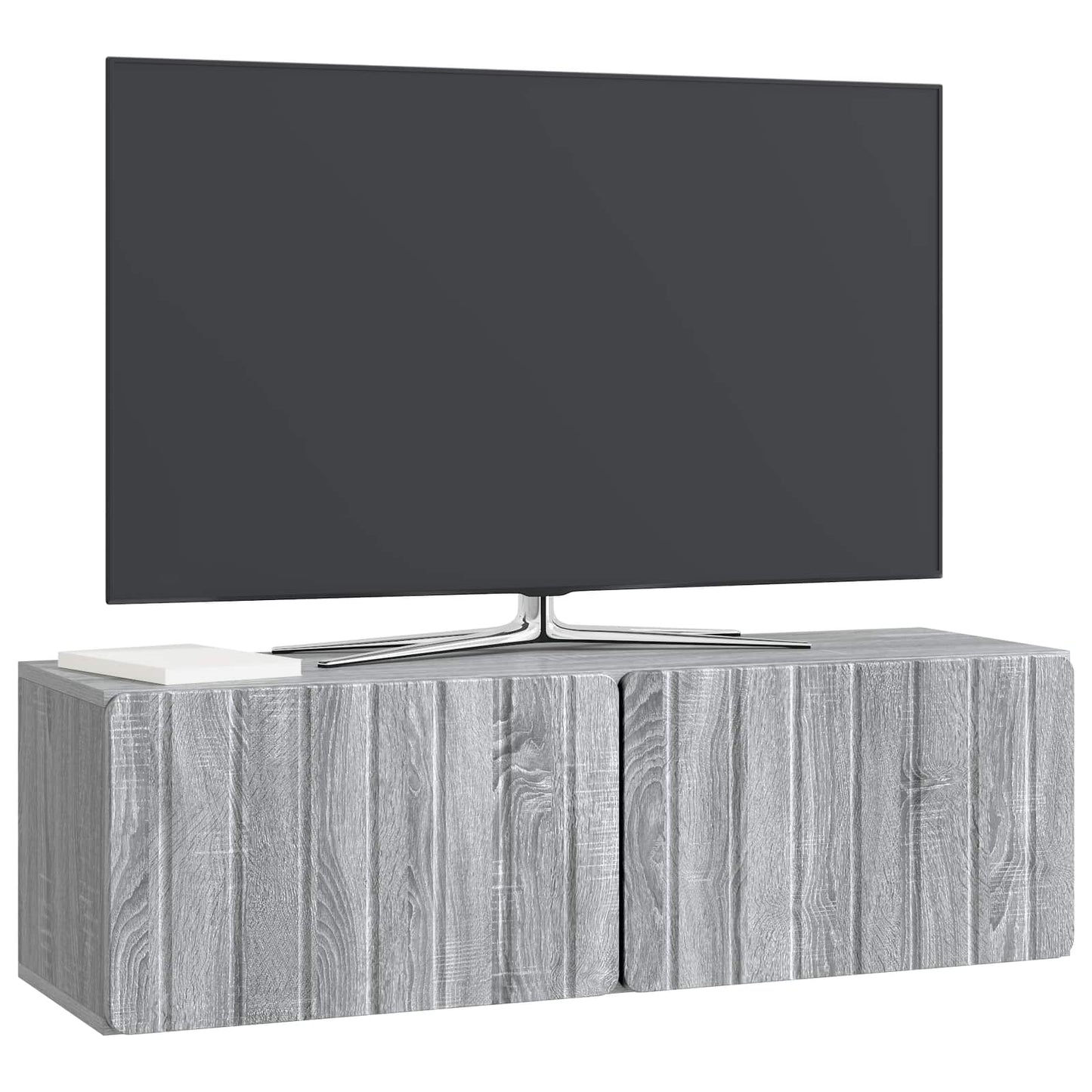 Mobile Porta TV da Muro Grigio Sonoma 98 x 31 x 30 cm | homemem39