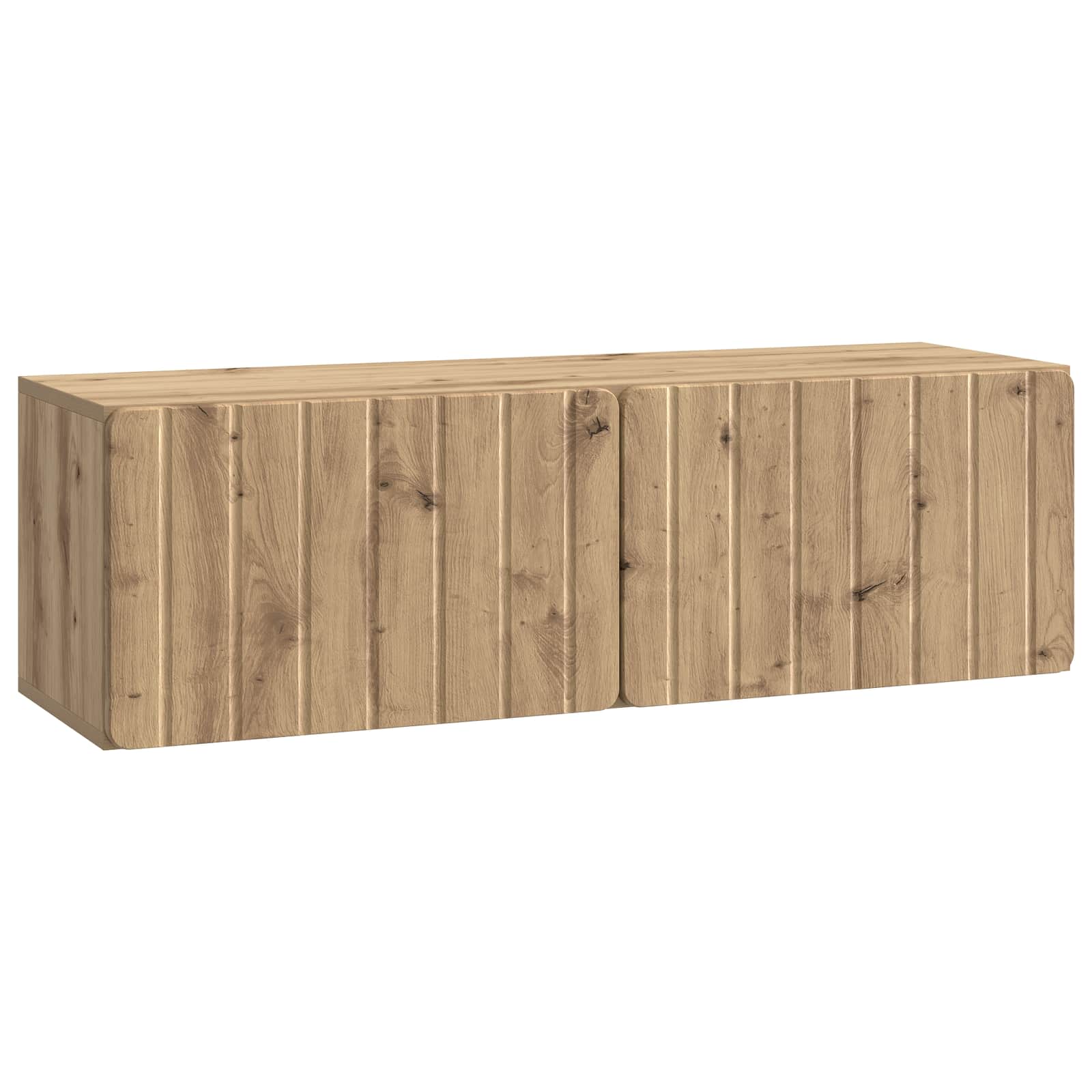 Mobile Porta TV da Muro Rovere Artigianale 98 x 31 x 30 cm | homemem39