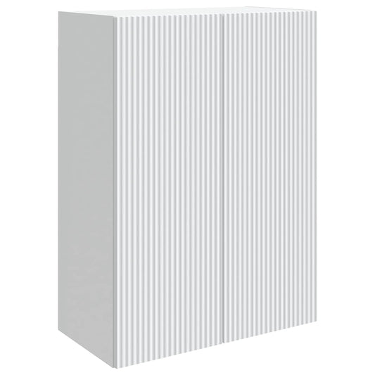 Mobiletto a muro Bianco 66 x 34,5 x 90 cm Legno ingegnerizzato | homemem39