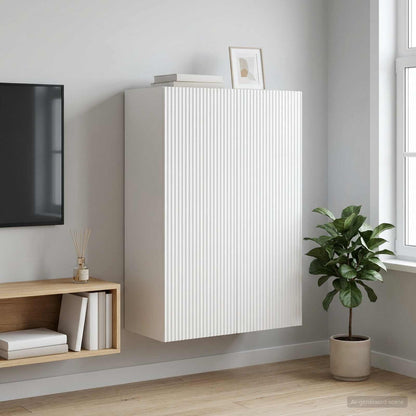 Mobiletto a muro Bianco Lucido 66 x 34,5 x 90 cm | homemem39