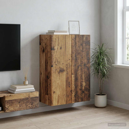 Mobiletto a muro Legno antico 66 x 34,5 x 90 cm | homemem39