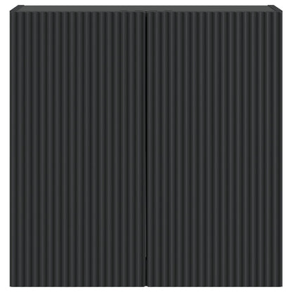 Mobiletto a muro Nero 59 x 31 x 60 cm Legno ingegnerizzato | homemem39