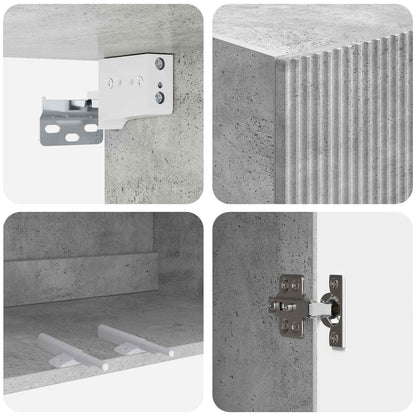 Mobiletto a muro Grigio Cemento 59 x 31 x 60 cm | homemem39