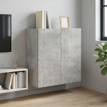 Mobiletto a muro Grigio Cemento 59 x 31 x 60 cm | homemem39