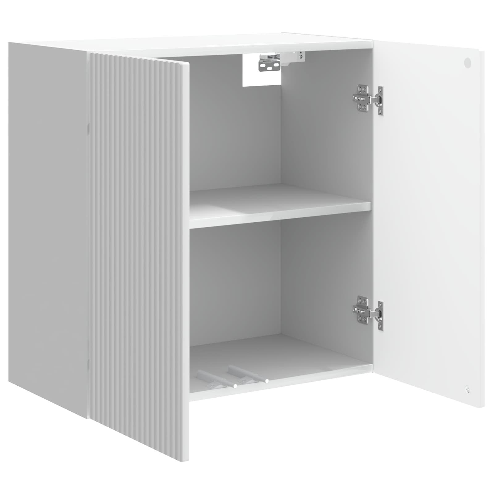 Mobiletto a muro Bianco Lucido 59 x 31 x 60 cm | homemem39