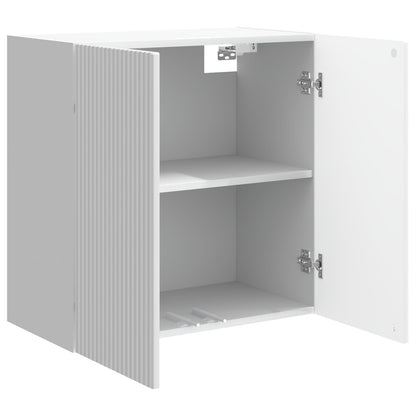Mobiletto a muro Bianco Lucido 59 x 31 x 60 cm | homemem39