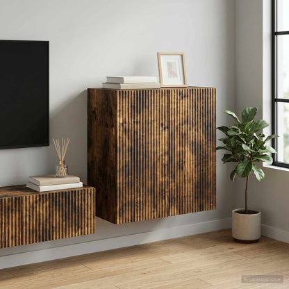 Mobiletto a muro Rovere Fumo 59 x 31 x 60 cm | homemem39