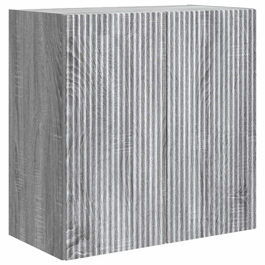 Mobiletto a muro Sonoma grigio 59 x 31 x 60 cm | homemem39
