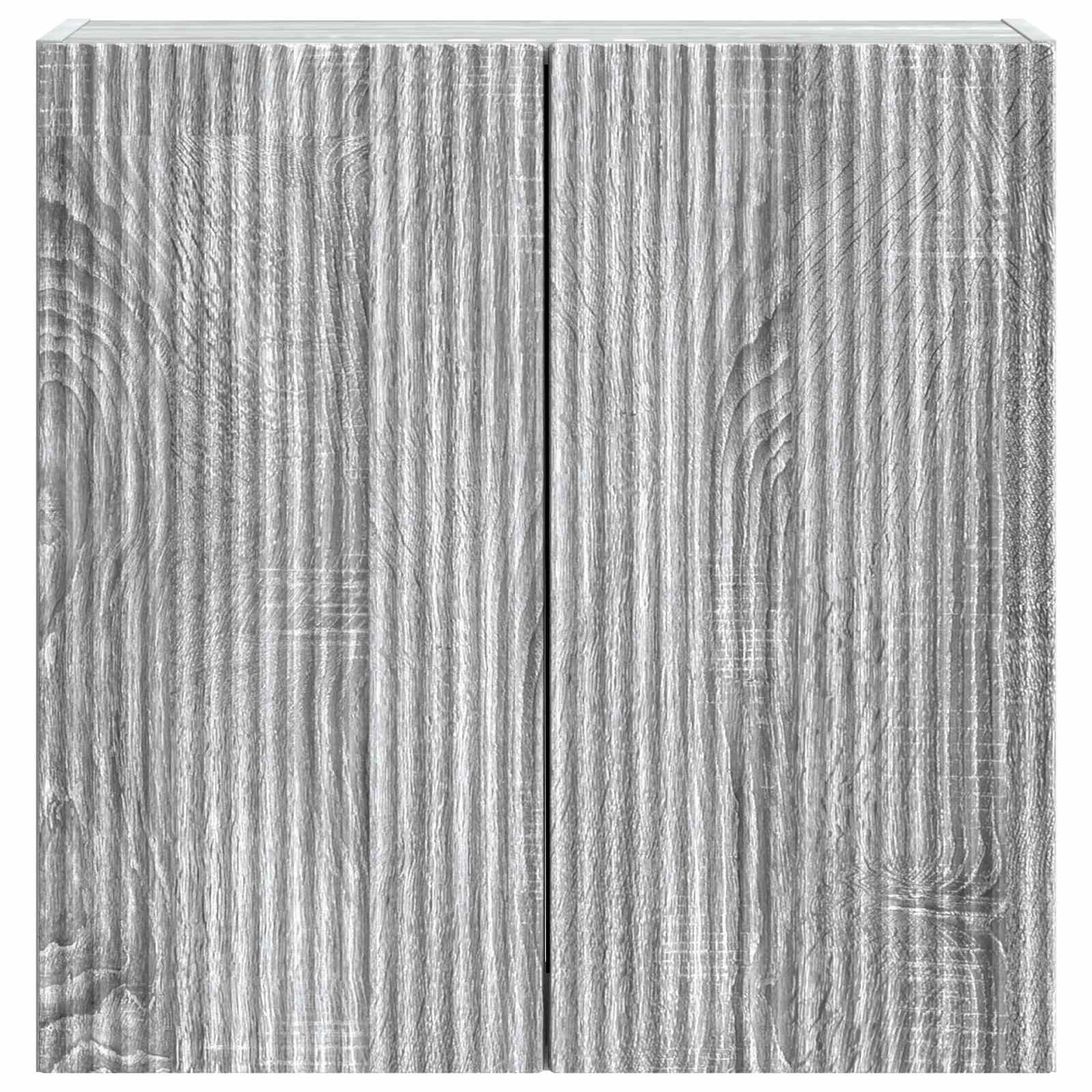 Mobiletto a muro Sonoma grigio 59 x 31 x 60 cm | homemem39