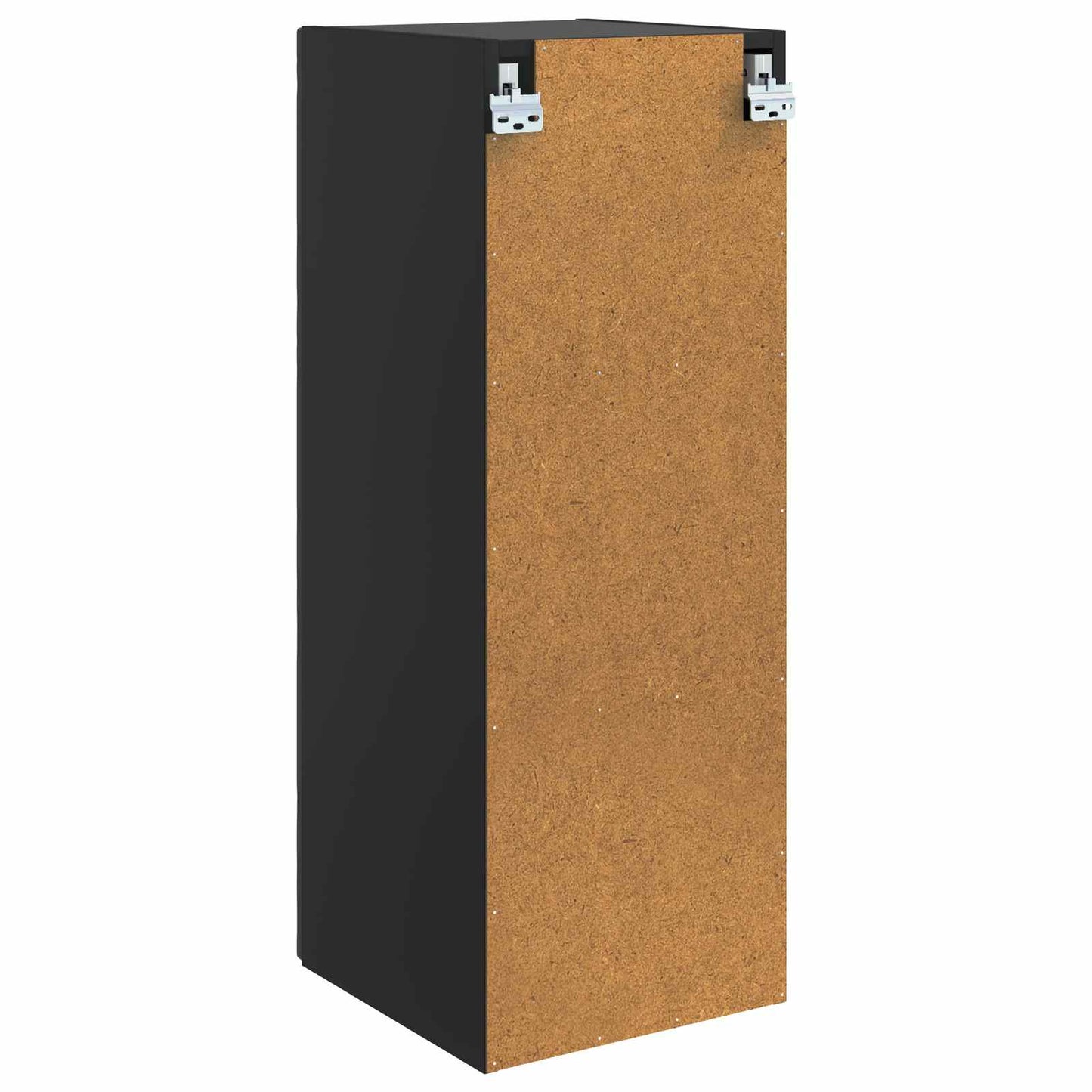 Mobiletto a muro Nero 33 x 34,5 x 90 cm Legno ingegnerizzato | homemem39