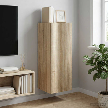 Mobiletto a muro Rovere Sonoma 33 x 34,5 x 90 cm | homemem39