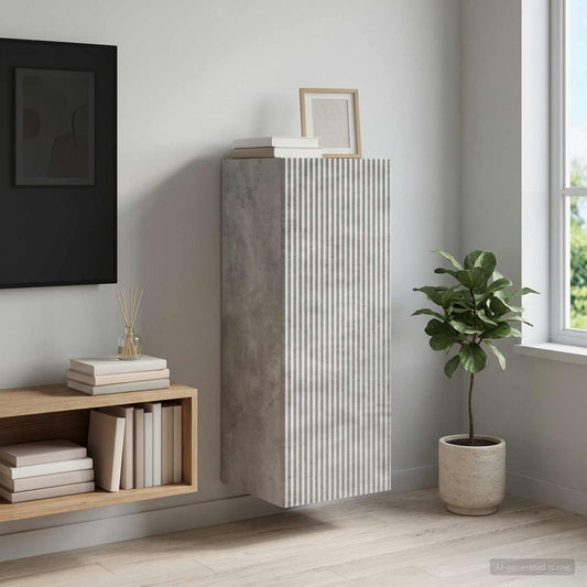 Mobiletto a muro 33 x 34,5 x 90 cm Legno ingegnerizzato