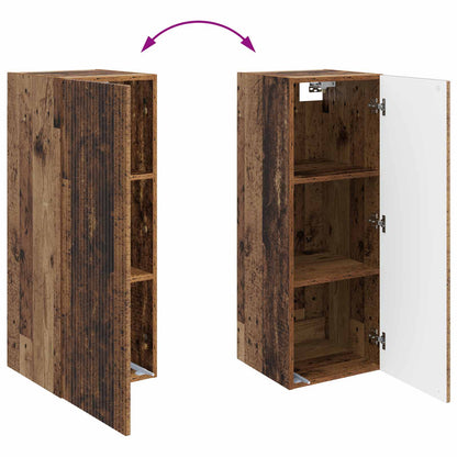 Mobiletto a muro Legno antico 33 x 34,5 x 90 cm | homemem39