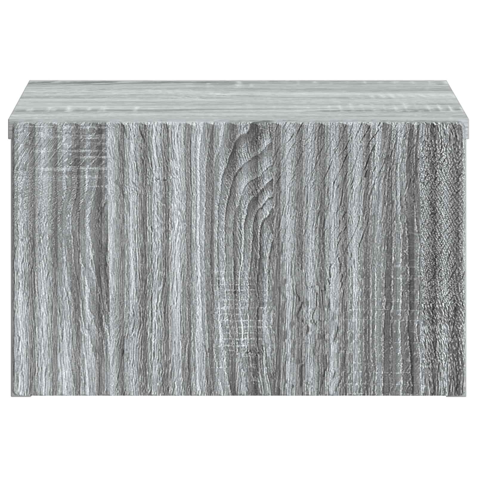 Mobiletto da notte a muro 2 pcs Grigio Sonoma 33 x 34,5 x 20 cm | homemem39