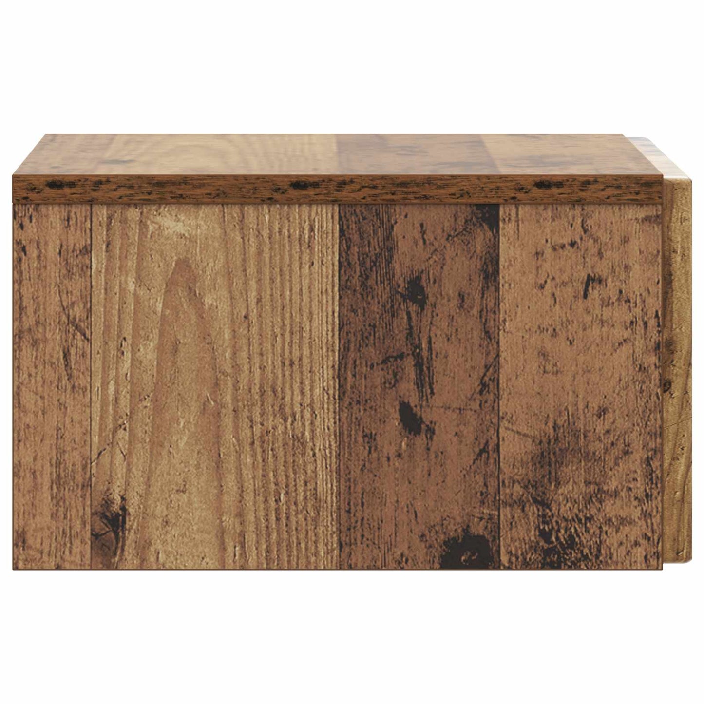 Mobiletto da notte a muro Legno antico 33 x 34,5 x 20 cm | homemem39