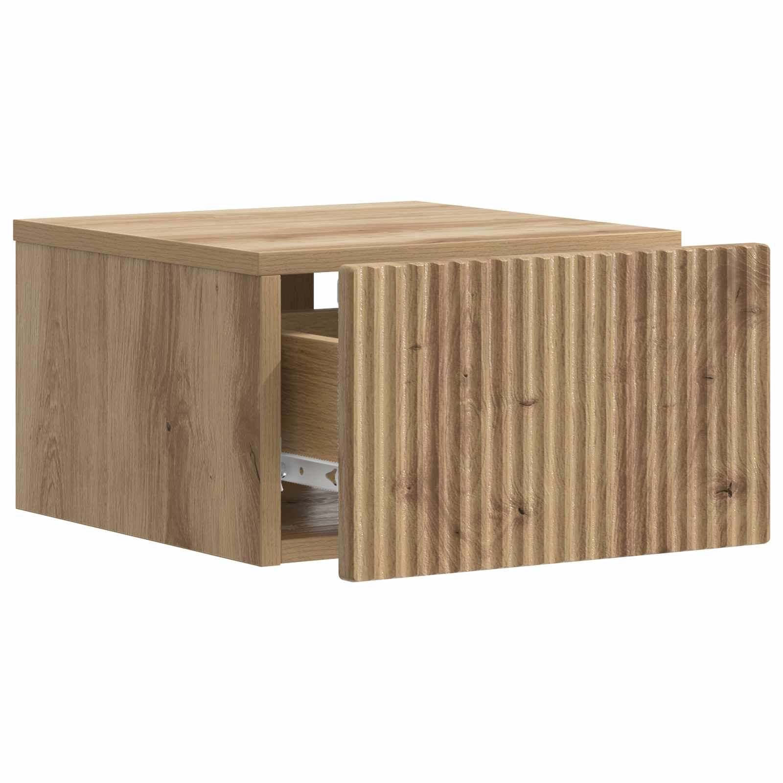 Mobiletto da notte a muro Rovere Artigianale 33 x 34,5 x 20 cm | homemem39