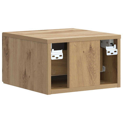 Mobiletto da notte a muro Rovere Artigianale 33 x 34,5 x 20 cm | homemem39