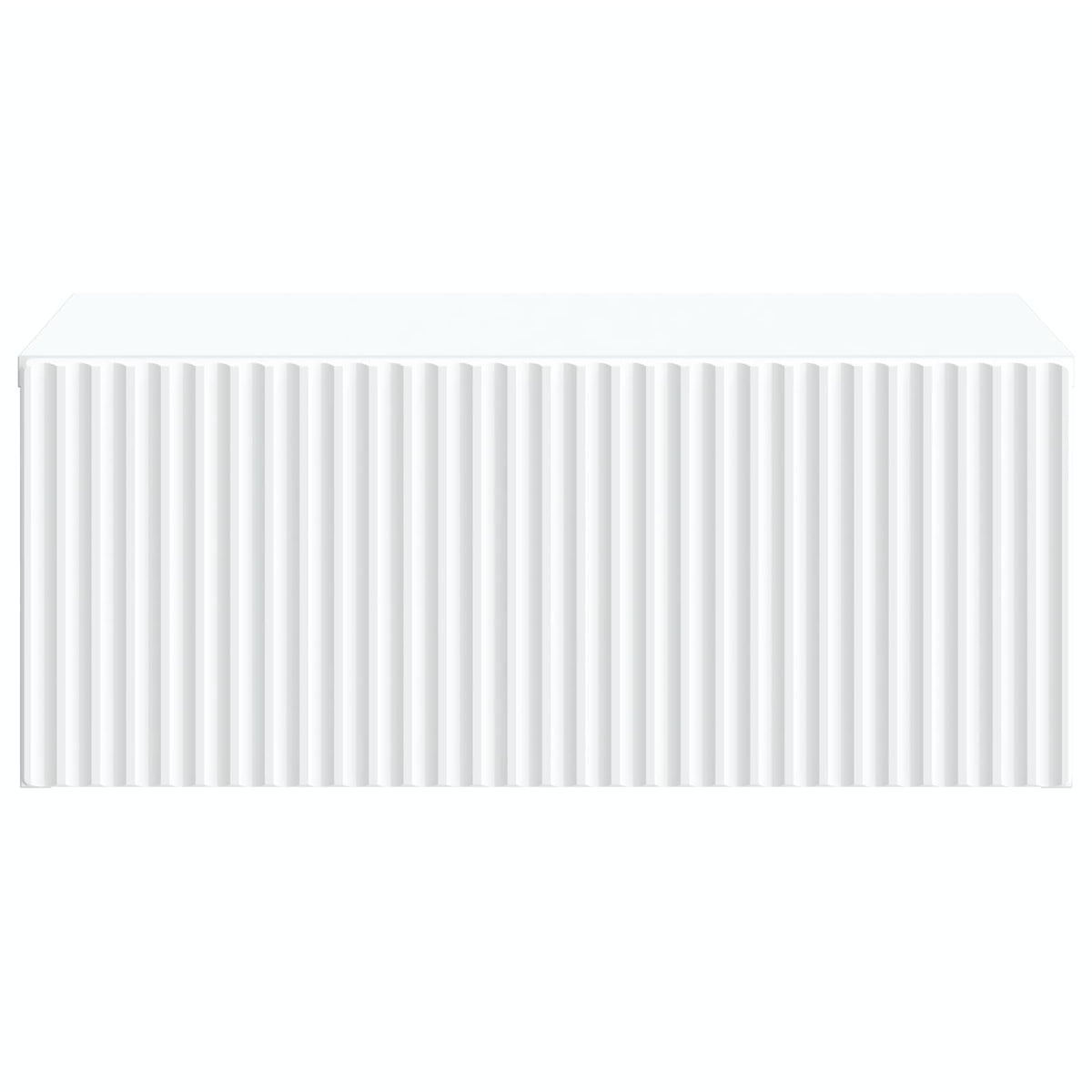 Mobiletto da notte a muro con cassetto Bianco 49 x 34,5 x 20 cm | homemem39