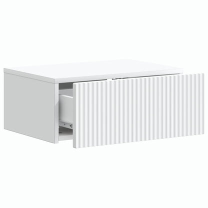 Mobiletto da notte a muro 2 pcs Bianco 49 x 34,5 x 20 cm | homemem39