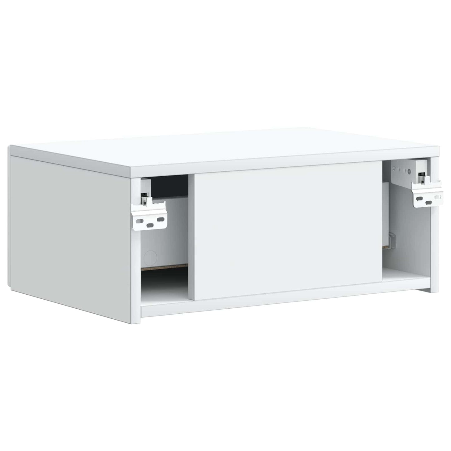 Mobiletto da notte a muro 2 pcs Bianco 49 x 34,5 x 20 cm | homemem39