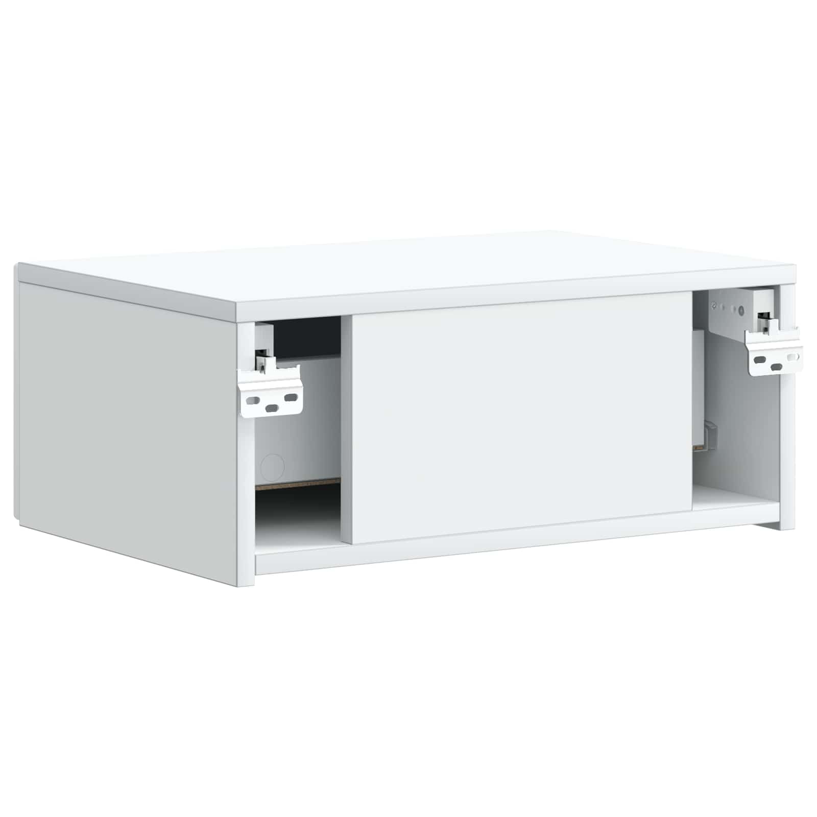 Mobiletto da notte a muro 2 pcs Bianco 49 x 34,5 x 20 cm | homemem39