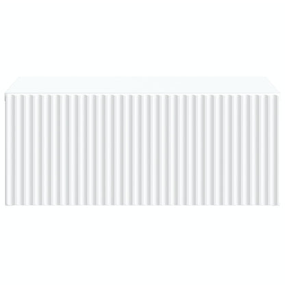 Mobiletto da notte a muro 2 pcs Bianco 49 x 34,5 x 20 cm | homemem39