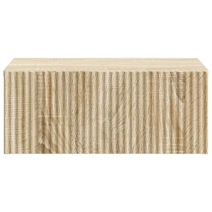 Mobiletto da notte a muro Rovere Sonoma 49 x 34,5 x 20 cm | homemem39