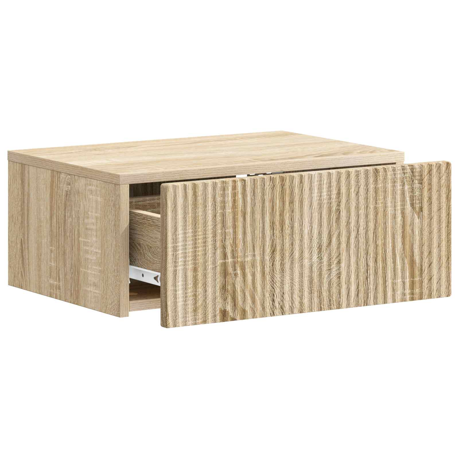 Mobiletto da notte a muro 2 pcs Rovere Sonoma 49 x 34,5 x 20 cm | homemem39