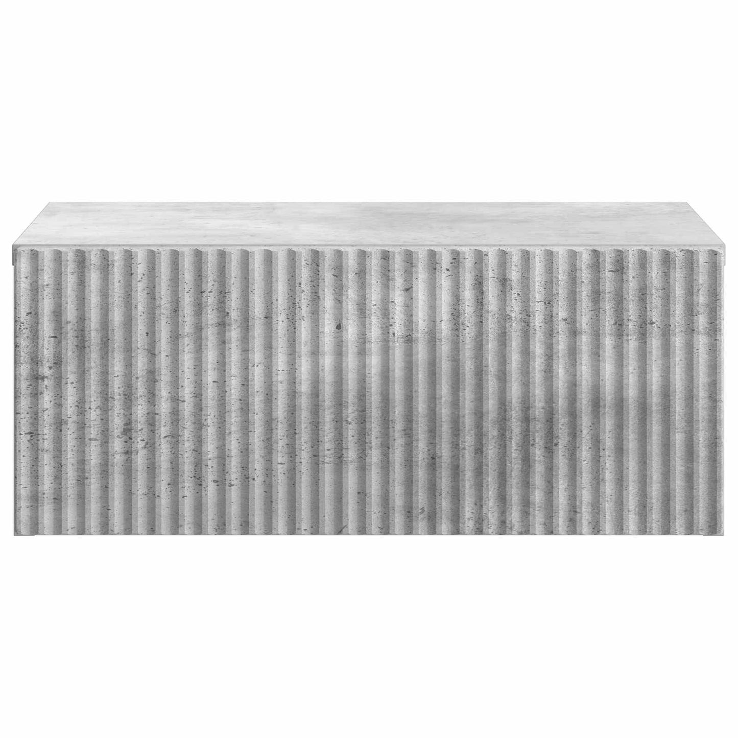 Mobiletto da notte a muro Grigio Cemento 49 x 34,5 x 20 cm | homemem39
