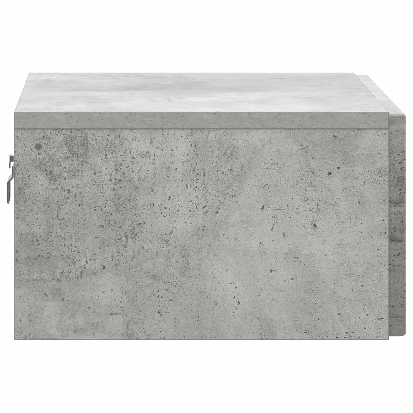 Mobiletto da notte a muro Grigio Cemento 49 x 34,5 x 20 cm | homemem39