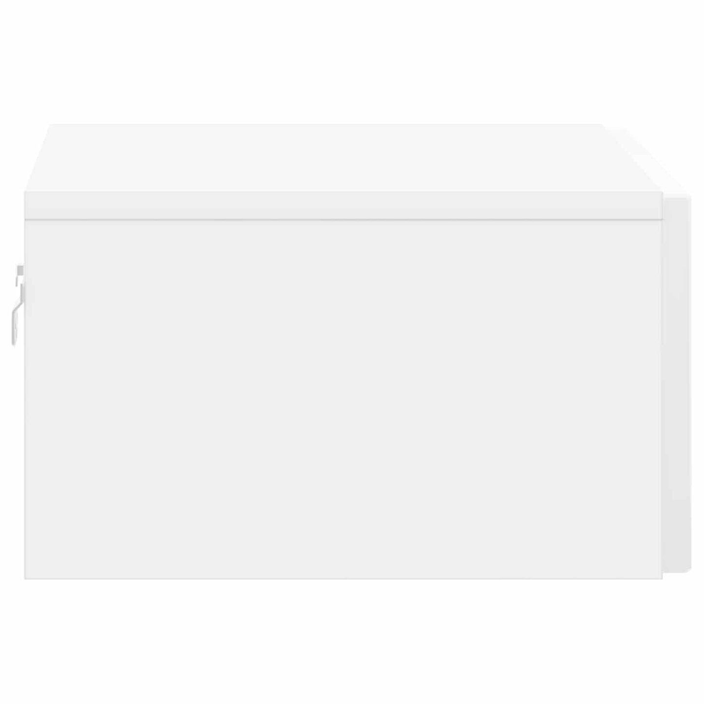 Mobiletto da notte a muro 2 pcs Bianco Lucido 49 x 34,5 x 20 cm | homemem39