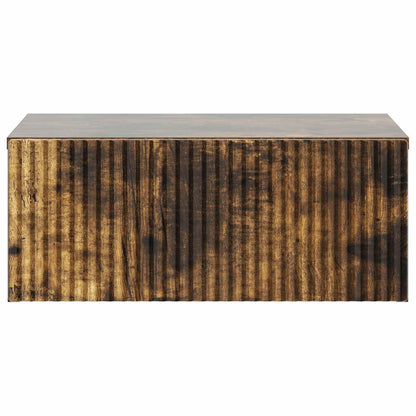 Mobiletto da notte a muro Rovere Fumo 49 x 34,5 x 20 cm | homemem39
