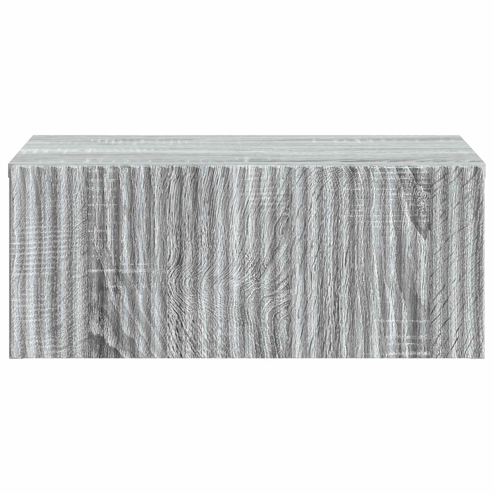 Mobiletto da notte a muro 2 pcs Grigio Sonoma 49 x 34,5 x 20 cm | homemem39