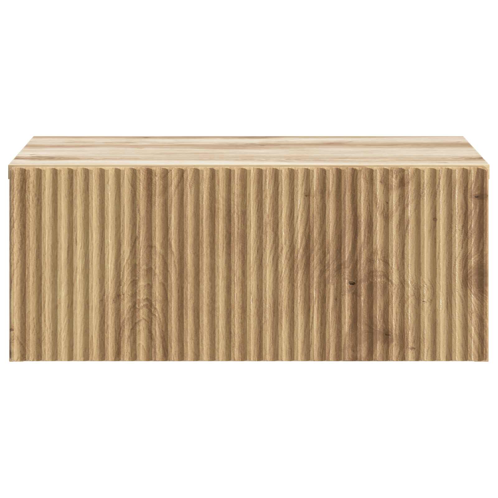 Mobiletto da notte a muro con cassetto 2 pcs Rovere Artigianale | homemem39