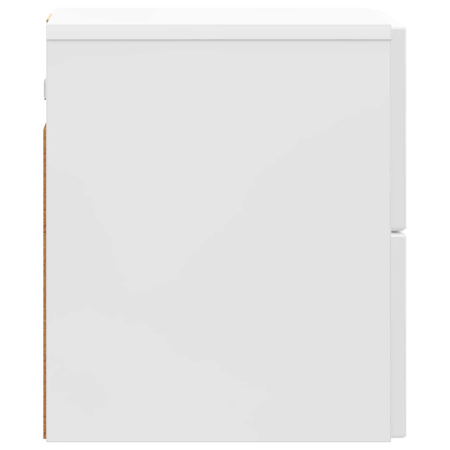 Mobiletto da notte a muro 2 pcs Bianco Lucido 33 x 34,5 x 40 cm | homemem39