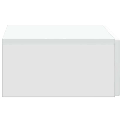 Tavolino da Parete Laterale Bianco 59 x 34,5 x 17 cm | homemem39