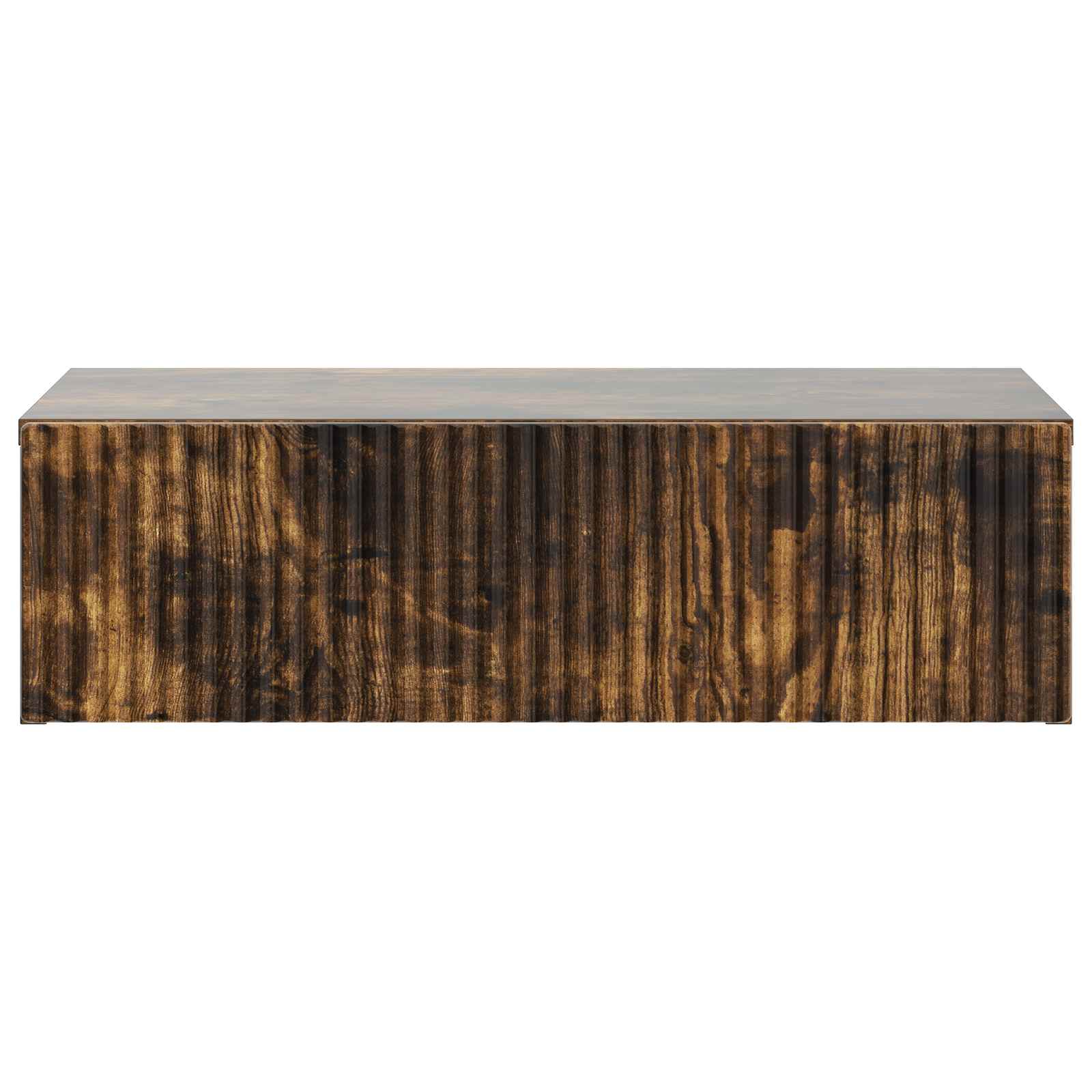 Tavolino da Parete Laterale Rovere Fumo 59 x 34,5 x 17 cm | homemem39