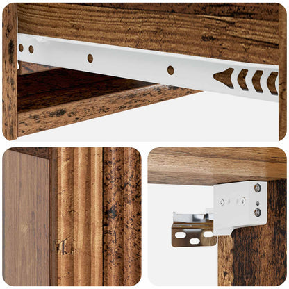 Tavolino da Parete Laterale Legno antico 59 x 34,5 x 17 cm | homemem39