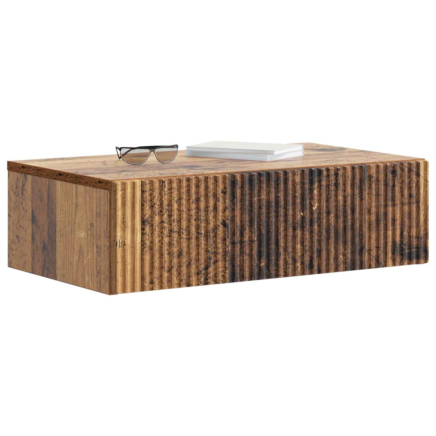Tavolino da Parete Laterale Legno antico 59 x 34,5 x 17 cm | homemem39