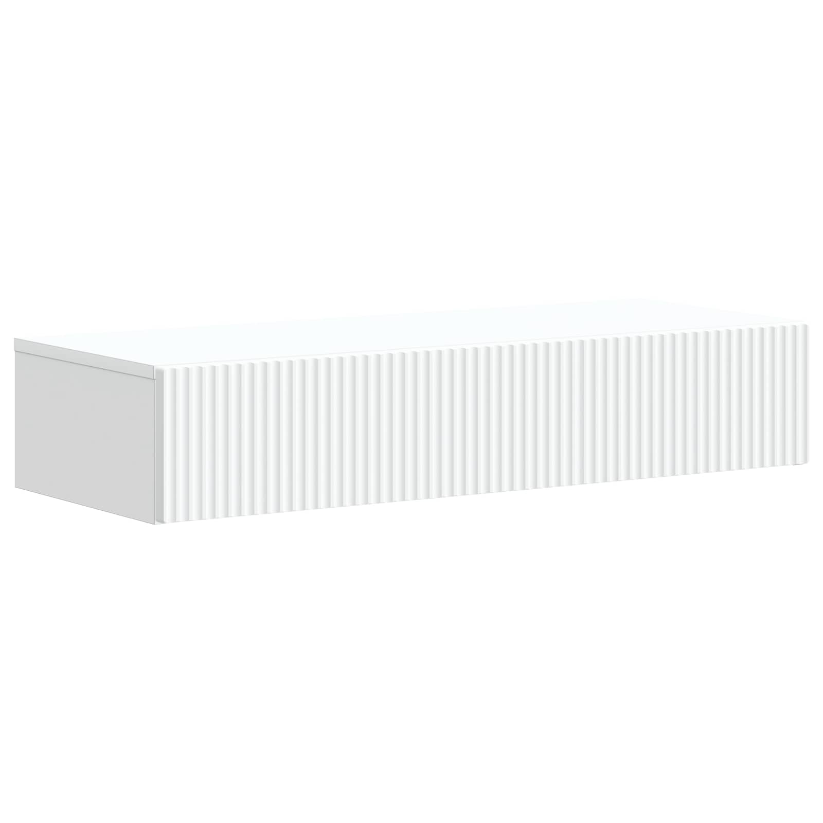 Tavolino da Parete Laterale Bianco 87,5 x 34,5 x 17 cm | homemem39