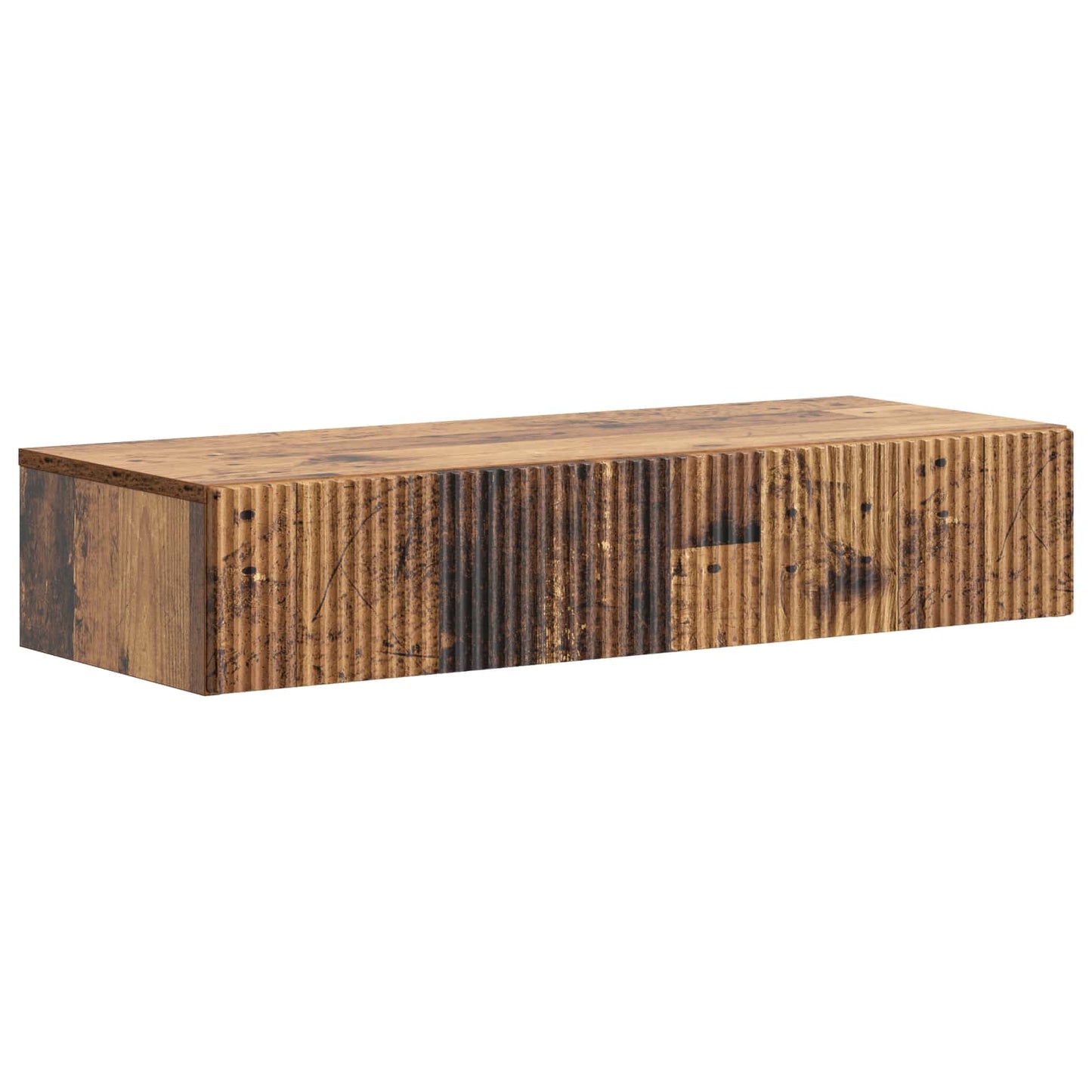 Tavolino da Parete Laterale 87,5 x 34,5 x 17 cm Legno antico - homemem39