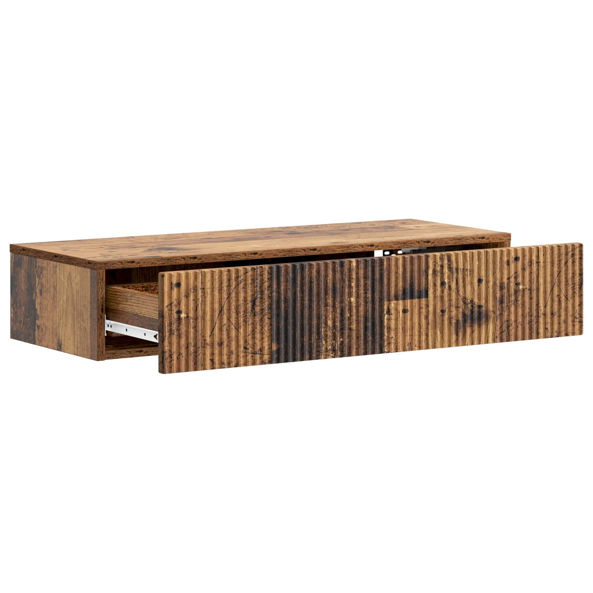 Tavolino da Parete Laterale 87,5 x 34,5 x 17 cm Legno antico - homemem39