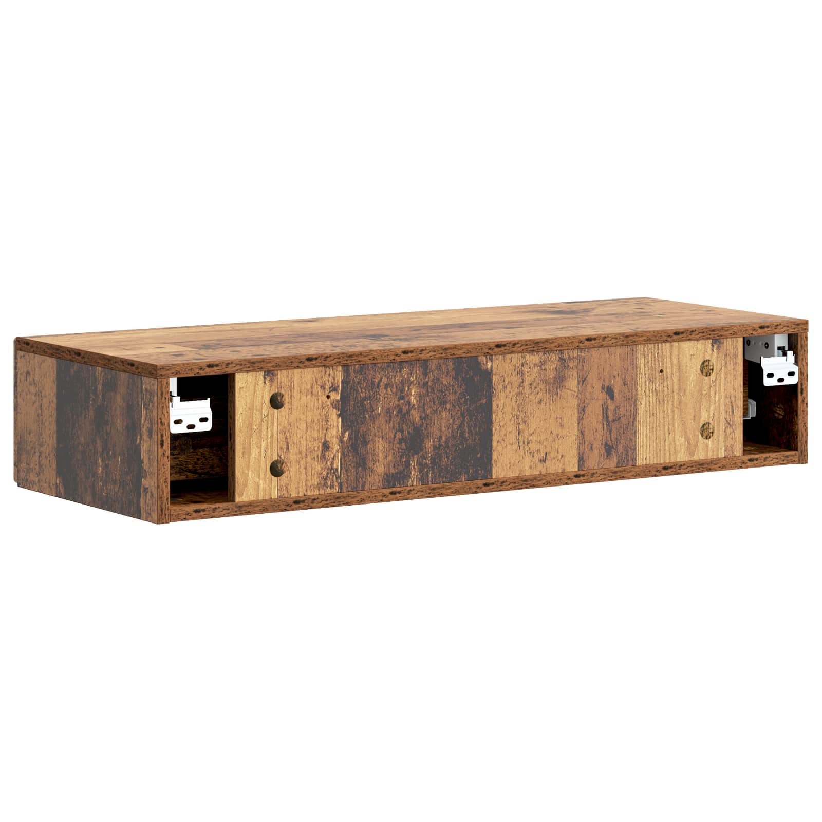 Tavolino da Parete Laterale 87,5 x 34,5 x 17 cm Legno antico - homemem39