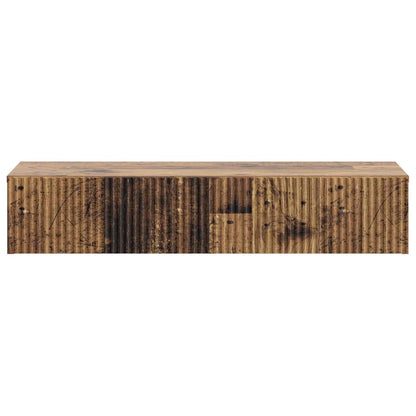 Tavolino da Parete Laterale 87,5 x 34,5 x 17 cm Legno antico - homemem39