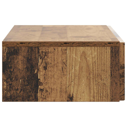 Tavolino da Parete Laterale 87,5 x 34,5 x 17 cm Legno antico - homemem39