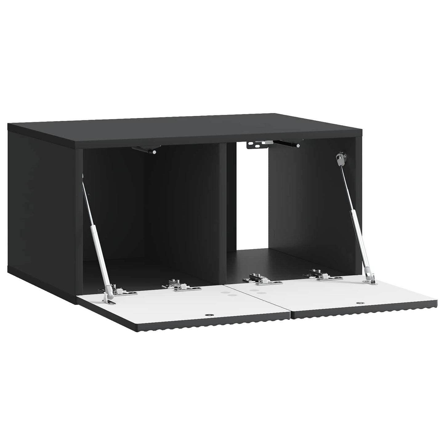 Mobile Porta TV da Muro Nero 59,5 x 41 x 30 cm | homemem39