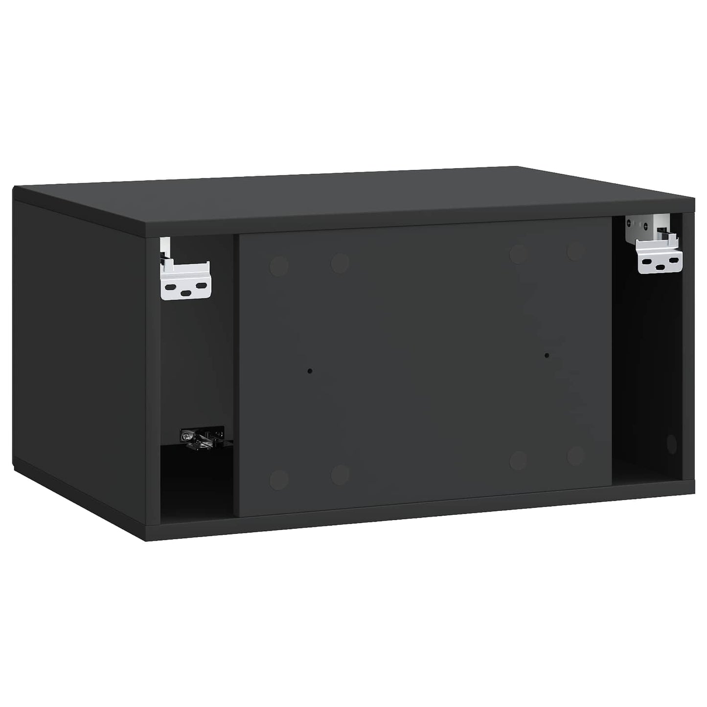 Mobile Porta TV da Muro Nero 59,5 x 41 x 30 cm